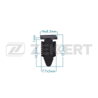 Клипса ZEKKERT K WTHXR BE-3747 1440206605