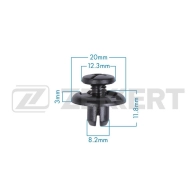 Клипса ZEKKERT BE-3774 1Y YUM 1440206561