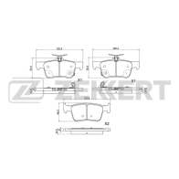 Комплект тормозных колодок, дисковый тормоз