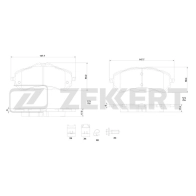 Комплект тормозных колодок, дисковый тормоз