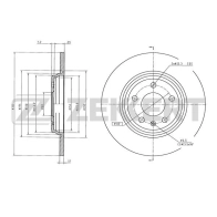 Тормозной диск Zekkert BS-6595 2W DBB 4251878254958 1441335600 - Изображение 2