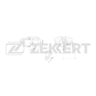 Тормозной суппорт Zekkert IDBAEG 6 1441335710 4255822801748 BS-8315 - Изображение 2