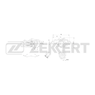 Тормозной суппорт Zekkert KZL1 1 1441335711 4255822801755 BS-8316 - Изображение 2