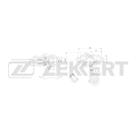 Тормозной суппорт Zekkert 1441335712 4255822801762 L 71F9 BS-8317 - Изображение 2