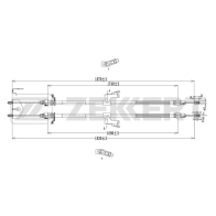 Трос ручника ZEKKERT BZ-1219 ELAS0 PC Ford C-Max