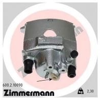 Тормозной суппорт ZIMMERMANN 907417 600210090 C 400TY
