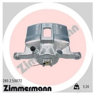 Тормозной суппорт ZIMMERMANN 906017 3QD4 BZ 280250072