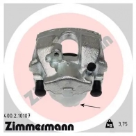 Тормозной суппорт ZIMMERMANN 906433 W 4WQIO 400210107
