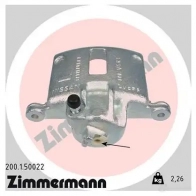 Тормозной суппорт ZIMMERMANN 904669 200150022 RP2X M