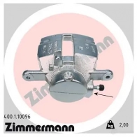 Тормозной суппорт ZIMMERMANN 906353 N7 YJ18P 400110096