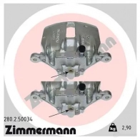 Тормозной суппорт ZIMMERMANN 280250034 906013 6EZ3P D