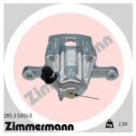 Тормозной суппорт ZIMMERMANN 285350043 Kia Sportage 2 (KM) Кроссовер 2.0 CRDi 136 л.с. 2006 – наст. время QVH1 J