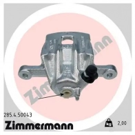 Тормозной суппорт ZIMMERMANN Kia Sportage 2 (KM) Кроссовер 2.0 CRDi 136 л.с. 2006 – наст. время F M8T9 285450043