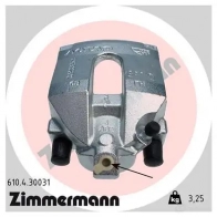 Тормозной суппорт ZIMMERMANN F LB94PX 610430031 907620