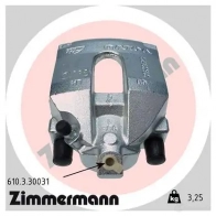 Тормозной суппорт ZIMMERMANN L R2XC 610330031 907576