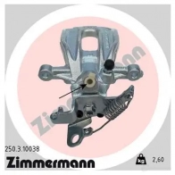 Тормозной суппорт ZIMMERMANN 250310038 2KM 3P Ford