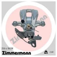 Тормозной суппорт ZIMMERMANN 250410038 Ford 0N5N K