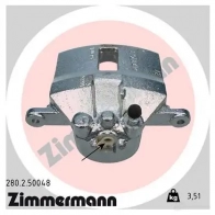 Тормозной суппорт ZIMMERMANN KHD8QT W 906015 280250048
