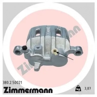 Тормозной суппорт ZIMMERMANN F5 ONJDC 906303 380250021