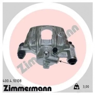 Тормозной суппорт ZIMMERMANN 400410108 R0LXY 5R Mercedes Sprinter (903) 1 Автобус 0 308 E (9072) 54 л.с. 1996 – 2006