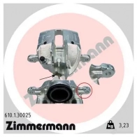 Тормозной суппорт ZIMMERMANN 610130025 SK9 B7 907544
