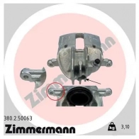 Тормозной суппорт ZIMMERMANN SSK INKR 380250063 906305