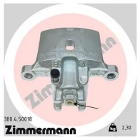 Тормозной суппорт ZIMMERMANN 906339 380450018 YVZ0 G