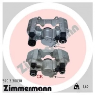 Тормозной суппорт ZIMMERMANN RADSO I Toyota Yaris 590330030