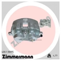 Тормозной суппорт ZIMMERMANN 906352 400110095 6 B5IQ