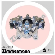 Тормозной суппорт ZIMMERMANN 2XD Q779 906597 400410052