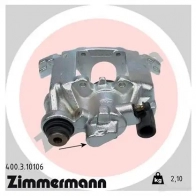 Тормозной суппорт ZIMMERMANN T3 KBW Mercedes 400310106