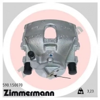 Тормозной суппорт ZIMMERMANN 907230 W 933SJ 590150070