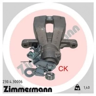 Тормозной суппорт ZIMMERMANN 230430006 Fiat Stilo 8K5 I3E