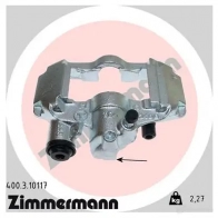 Тормозной суппорт ZIMMERMANN 906454 0MH RRSZ 400310117