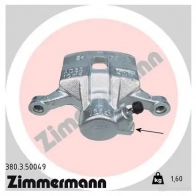 Тормозной суппорт ZIMMERMANN NOL R4 906337 380350049