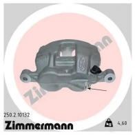 Тормозной суппорт ZIMMERMANN 4 POOS Ford Transit 7 (FA) Фургон 2.2 TDCi 4x4 125 л.с. 2011 – 2014 250210132