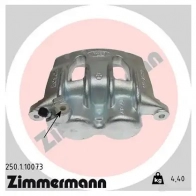 Тормозной суппорт ZIMMERMANN 250110073 ULF6S 8V 905763