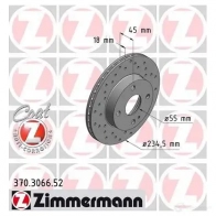 Тормозной диск ZIMMERMANN 906259 R4 LQQ 370306652