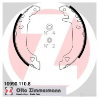 Барабанные тормозные колодки, комплект ZIMMERMANN 109901108 904118 8EP XC