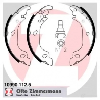 Тормозные колодки комплект ZIMMERMANN 109901125 EAD3 KJD Fiat Punto (188) 2 Хэтчбек 1.3 JTD 16V 70 л.с. 2003 – 2012