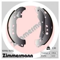 Тормозные колодки комплект ZIMMERMANN XZMP YZM 109901596 1437875495