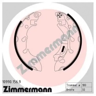 Тормозные колодки комплект ZIMMERMANN 904228 109901569 0VAVM K