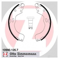 Барабанные тормозные колодки, комплект ZIMMERMANN 109901267 L9 8M0 904162