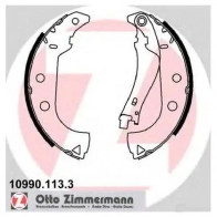 Барабанные тормозные колодки, комплект ZIMMERMANN 95OQ 67 1423291493 109901133