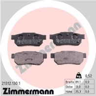 Тормозные колодки комплект ZIMMERMANN 21 312 213121301 3GWQX0L 904909