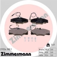 Тормозные колодки комплект ZIMMERMANN 217241901 21749 Peugeot 406 21 724