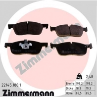 Тормозные колодки комплект ZIMMERMANN NGDLZ4Z 22 145 Jaguar XF (X260) 2 Седан 3.0 380 л.с. 2015 – наст. время 221451801