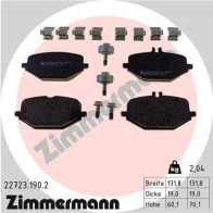 Тормозные колодки комплект ZIMMERMANN 1438511809 VW6A2 T5 227231902