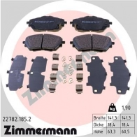 Тормозные колодки комплект ZIMMERMANN 1437873972 227821852 EAU WRA7