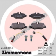 Тормозные колодки комплект ZIMMERMANN 240081853 2400 8 905511 VU643